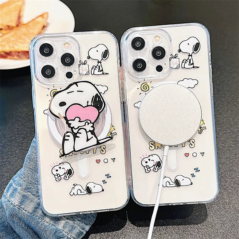 ❥ Snoopy MagSafe case and Smart Tok