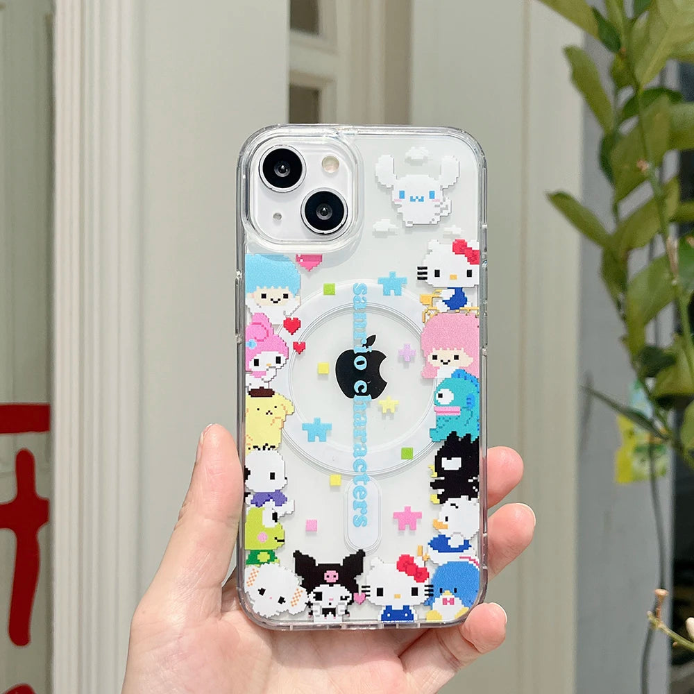 ❥Cute Sanrio Character Phone Case with Smart Tok