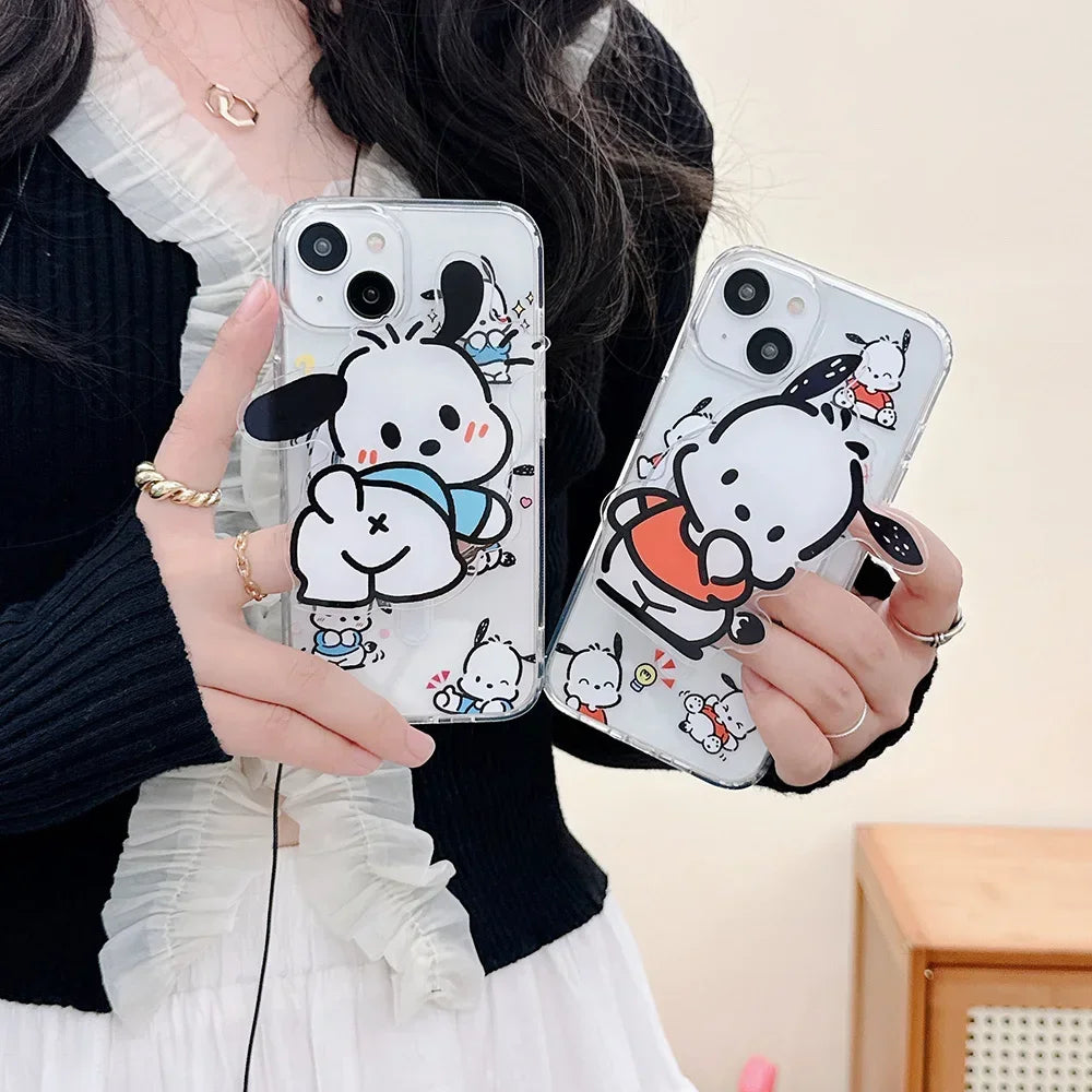 ❥Pochacco Phone Case with Smart Tok