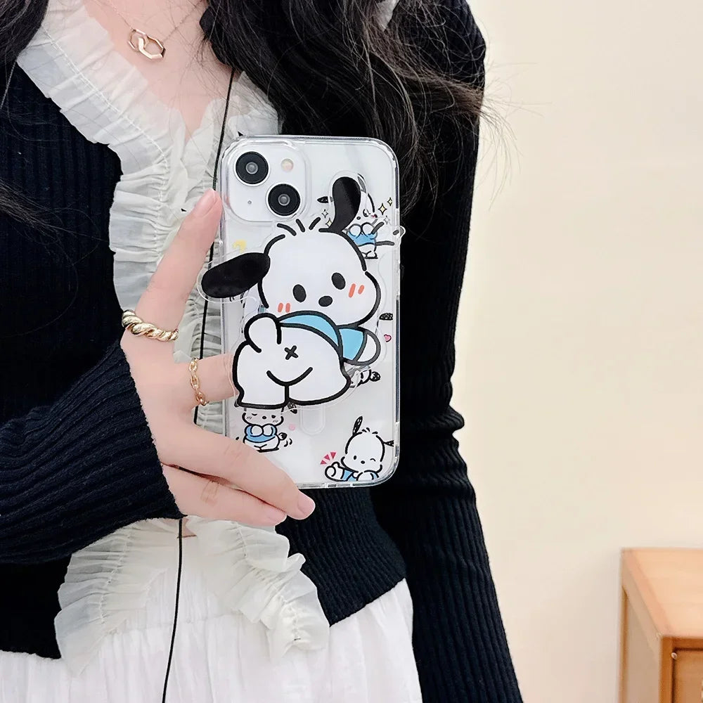 ❥Pochacco Phone Case with Smart Tok