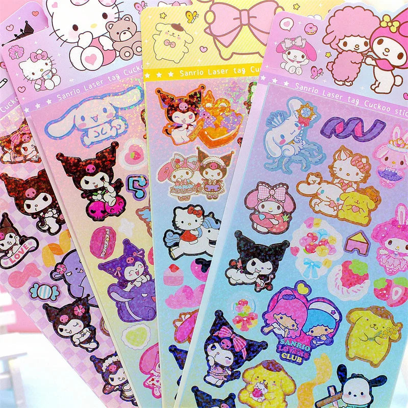 ❥ Cute Sanrio Character Sticker Assortment - 5 Sheets*