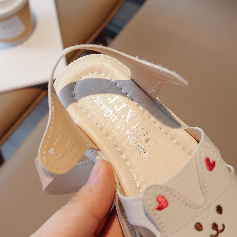 ❥ Adorable Rabbit Sandals for Little Girls