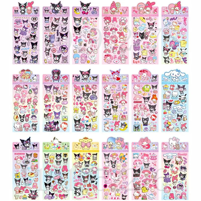 ❥ Cute Sanrio Character Sticker Assortment - 5 Sheets*