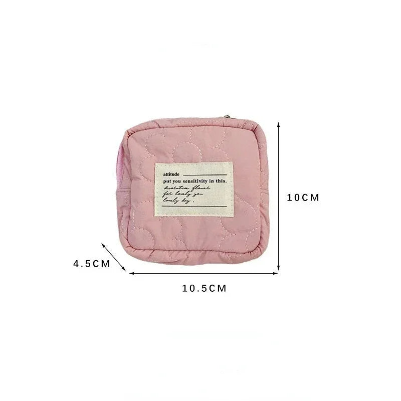 ❥ Portable Mini Makeup Bag for Women: Ideal for Travel